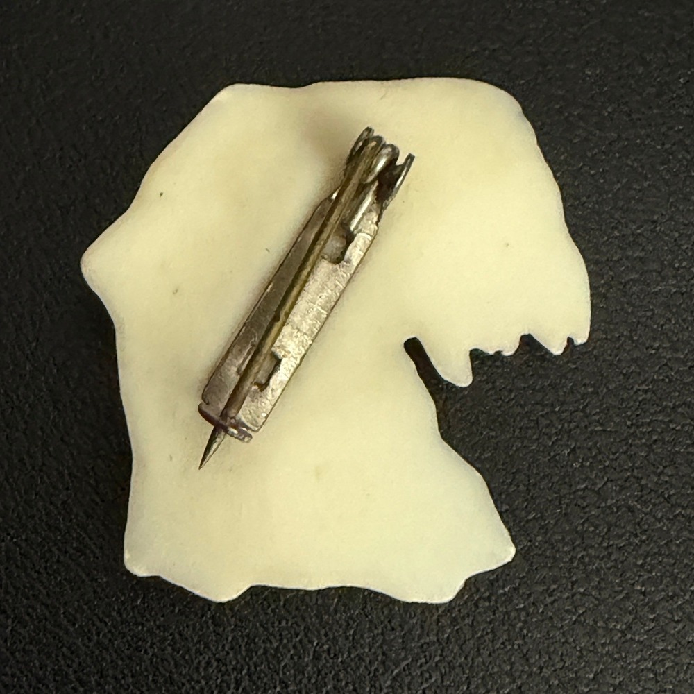 Vintage Celluloid Terrier Dog Brooch Pins Set - Picture 4 of 8